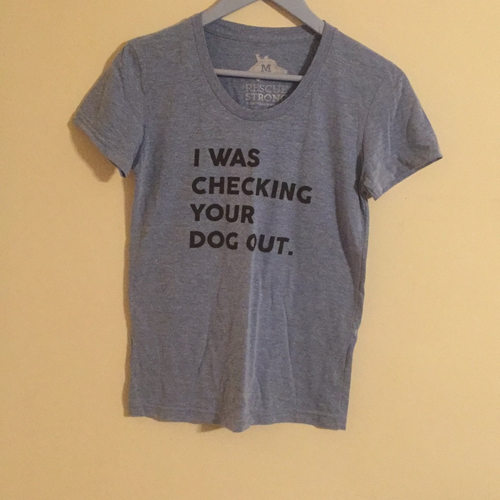 Light blue graphic t-shirt
